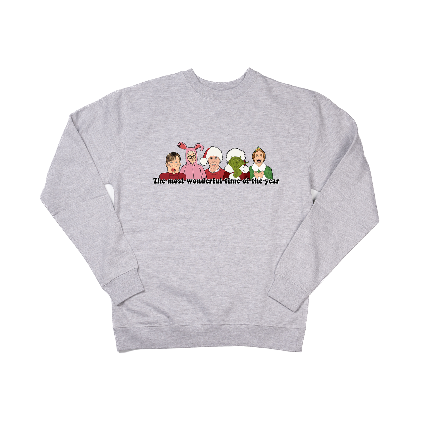 Favorite Christmas Characters - Sweatshirt (Heather Gray)