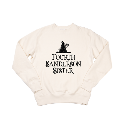 Fourth Sanderson Sister (Black) - Heavyweight Sweatshirt (Natural)