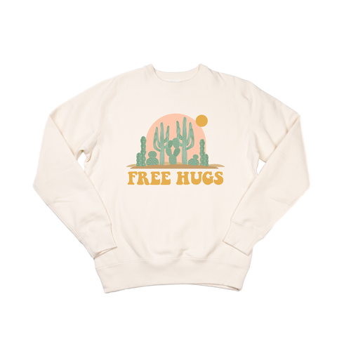 Free Hugs - Heavyweight Sweatshirt (Natural)