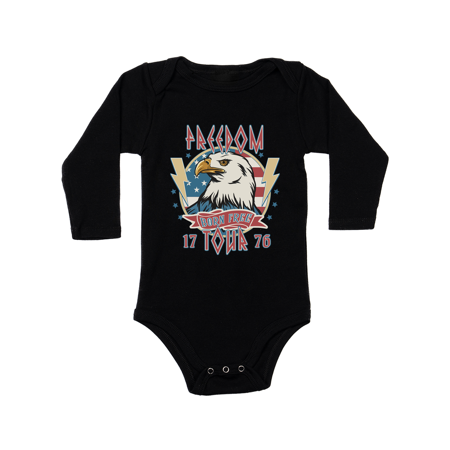 Freedom Tour - Bodysuit (Black, Long Sleeve)