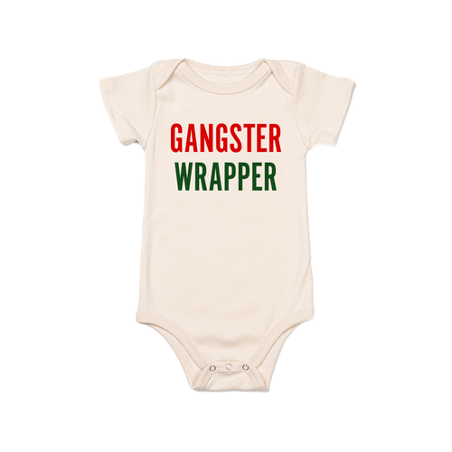 Gangster Wrapper - Bodysuit (Natural, Short Sleeve)