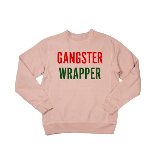 Gangster Wrapper - Heavyweight Sweatshirt (Dusty Rose)