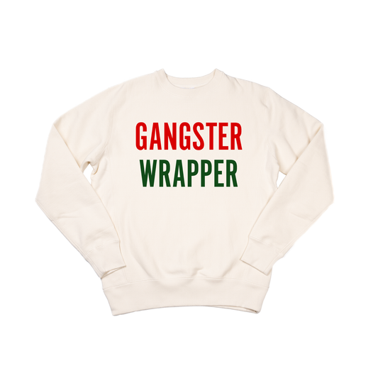 Gangster Wrapper - Heavyweight Sweatshirt (Natural)