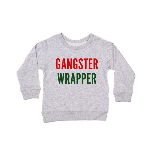 Gangster Wrapper - Kids Sweatshirt (Heather Gray)