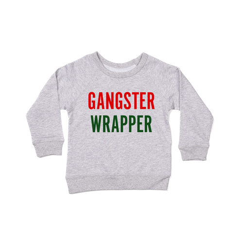 Gangster Wrapper - Kids Sweatshirt (Heather Gray)