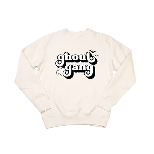 Ghoul Gang (Black) - Heavyweight Sweatshirt (Natural)