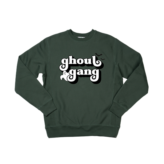 Ghoul Gang (Black) - Heavyweight Sweatshirt (Pine)