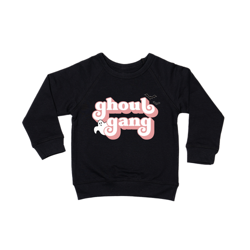 Ghoul Gang (Pink) - Kids Sweatshirt (Black)