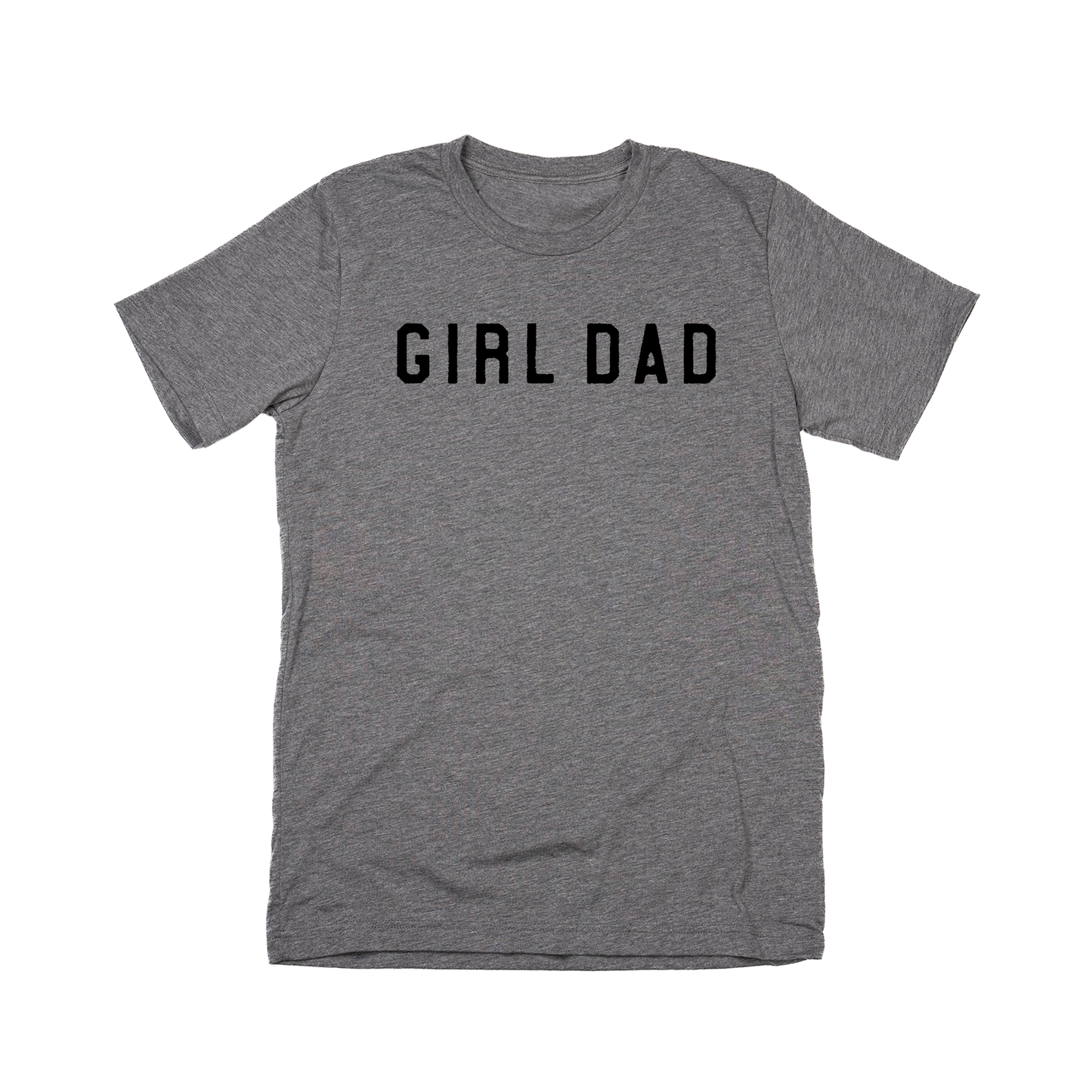 Girl Dad® (Across Front, Black) - Tee (Gray)