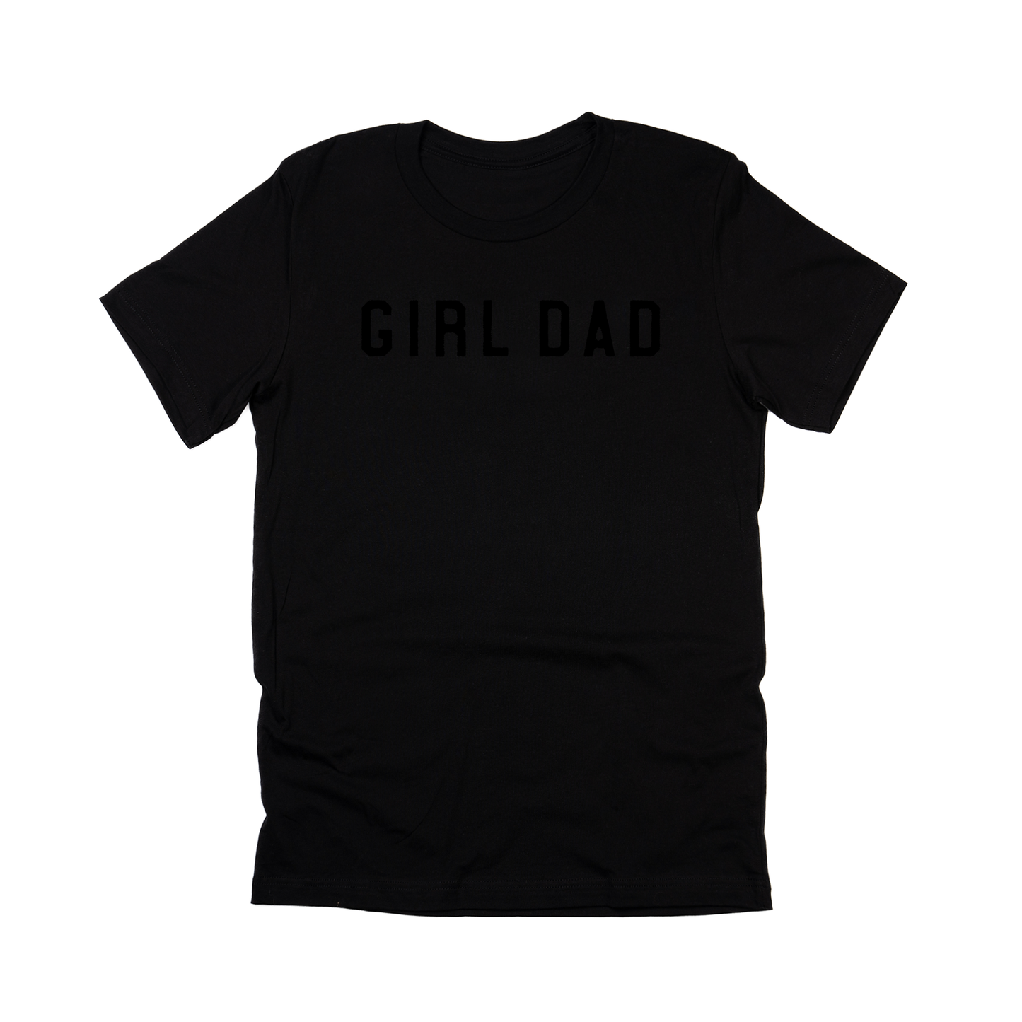 Girl Dad® (Across Front, Black) - Tee (Black)