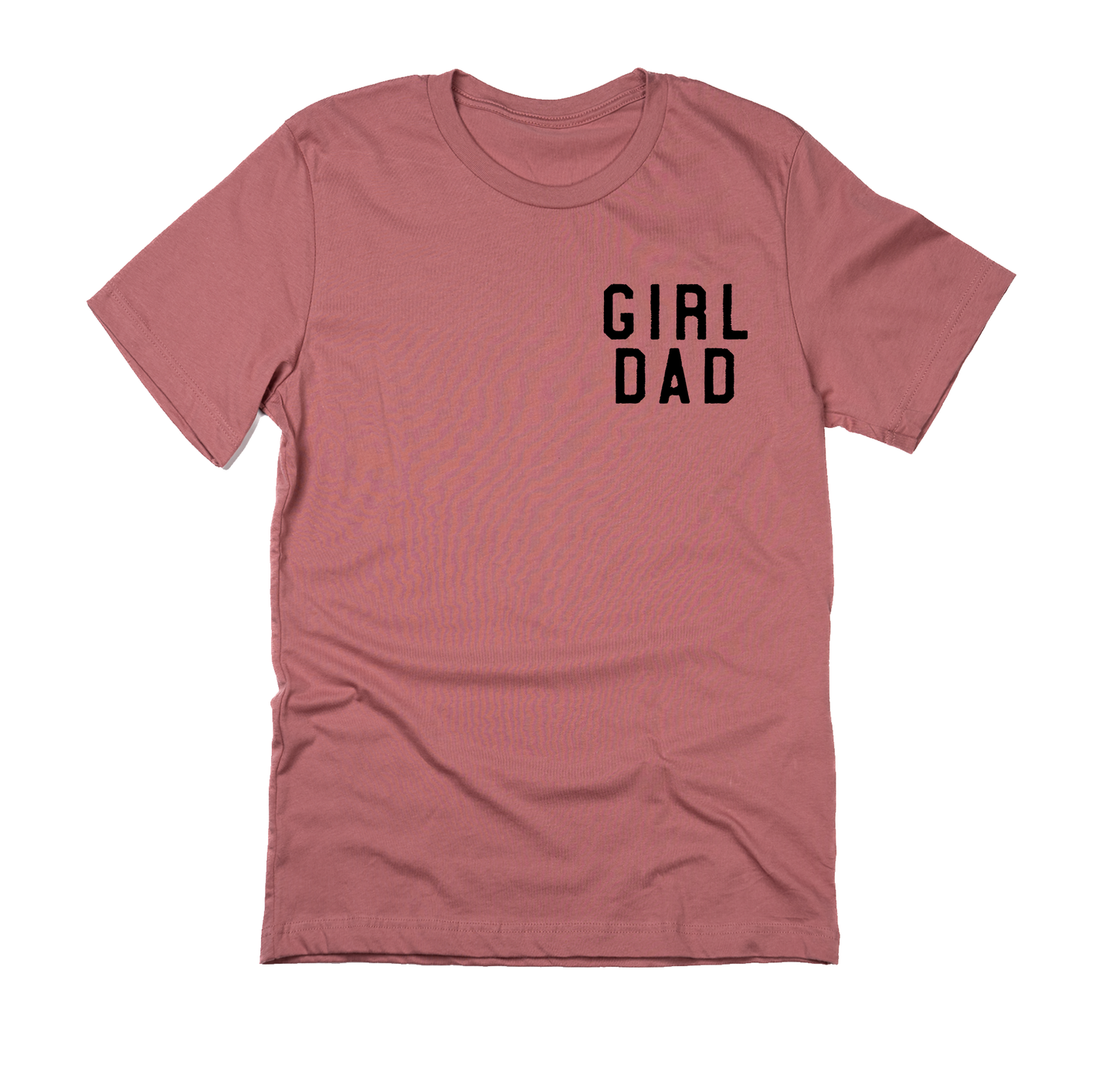 Girl Dad® (Pocket, Black) - Tee (Mauve)