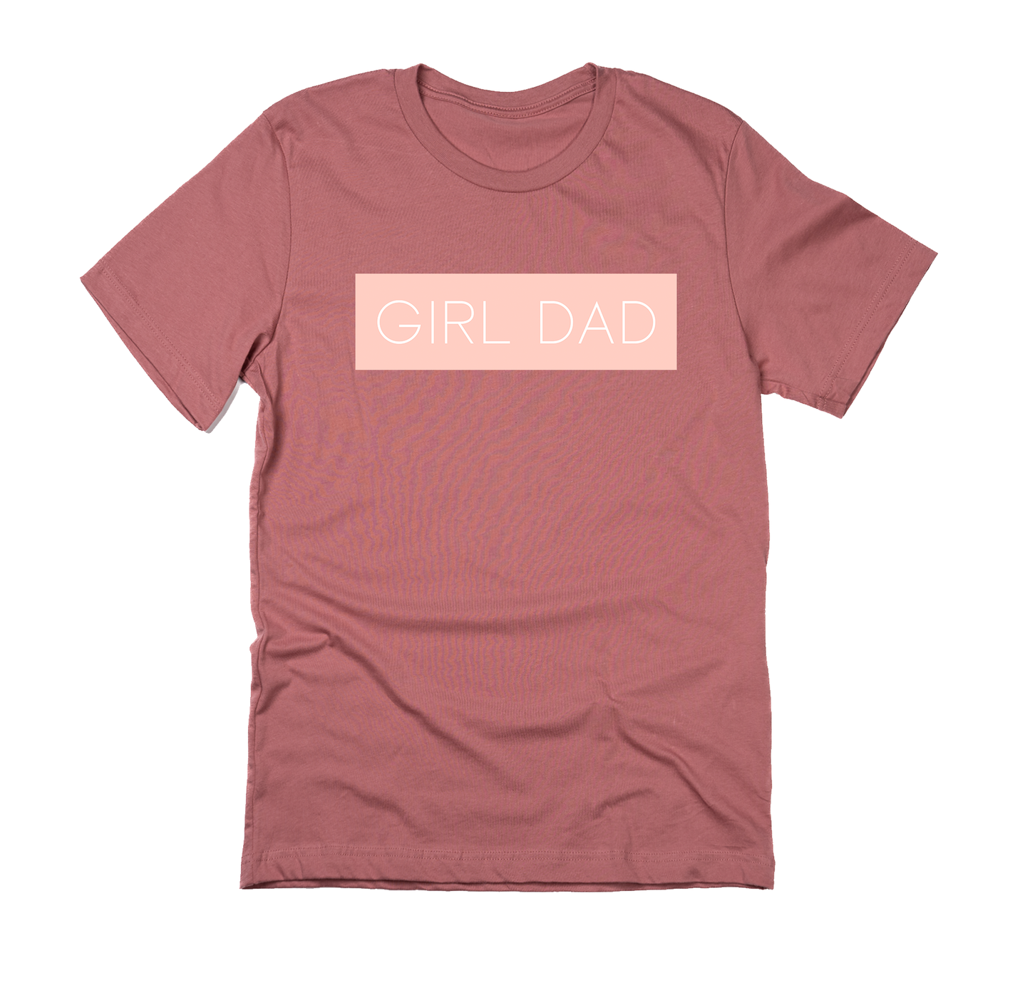 Girl Dad® (Boxed Collection, Ballerina Pink Box/White Text) - Tee (Mauve)