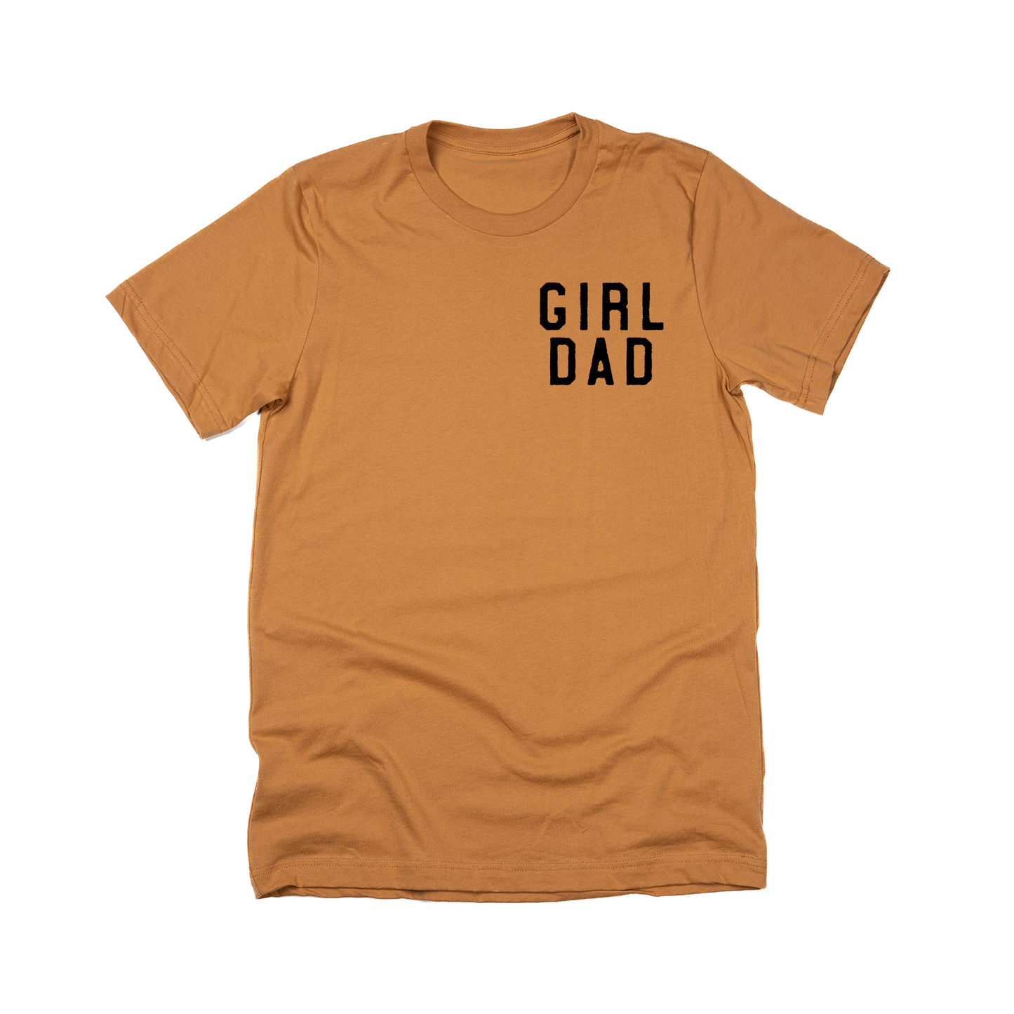 Girl Dad® (Pocket, Black) - Tee (Camel)