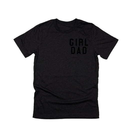 Girl Dad® (Pocket, Black) - Tee (Charcoal Black)