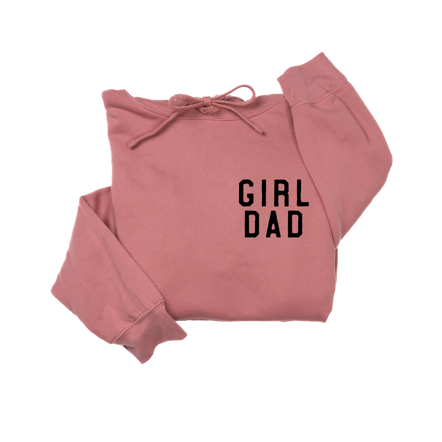 Girl Dad® (Pocket, Black) - Hoodie (Mauve)
