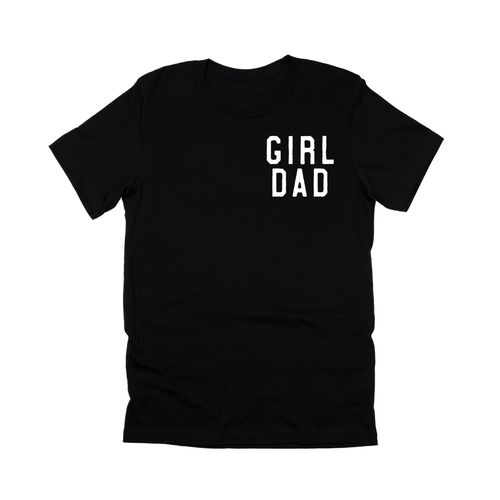 Girl Dad® (Pocket, White) - Tee (Black)