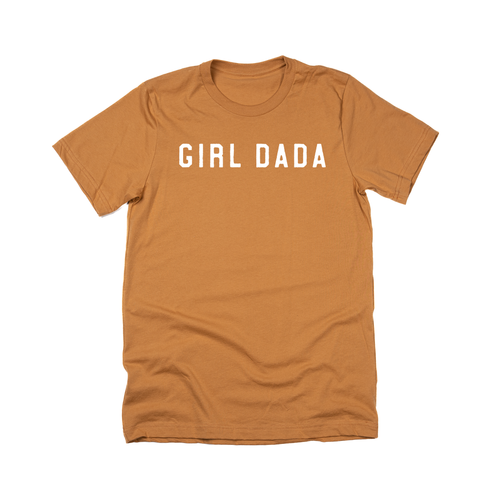 Girl Dada (White) - Tee (Camel)