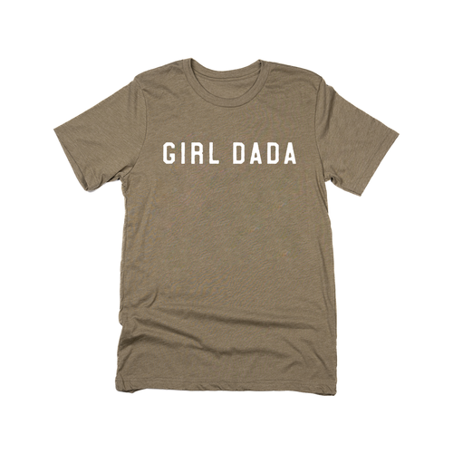 Girl Dada (White) - Tee (Olive)