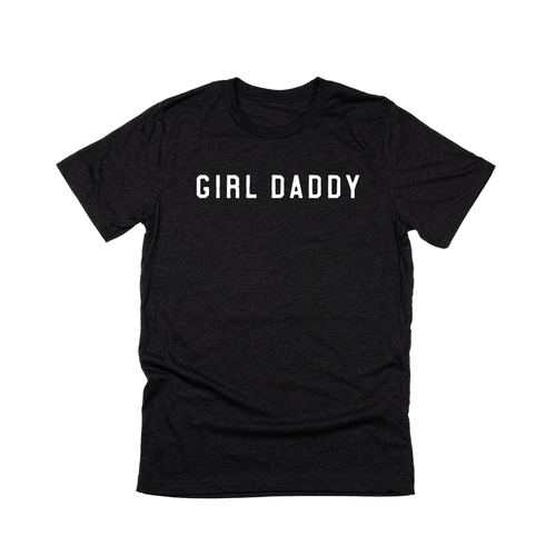 Girl Daddy (White) - Tee (Charcoal Black)