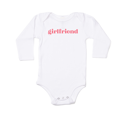 Girlfriend - Bodysuit (White, Long Sleeve)