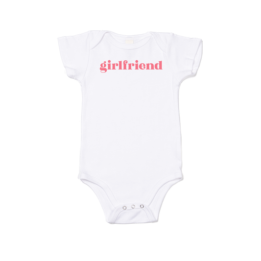 Girlfriend - Bodysuit (White, Short Sleeve)