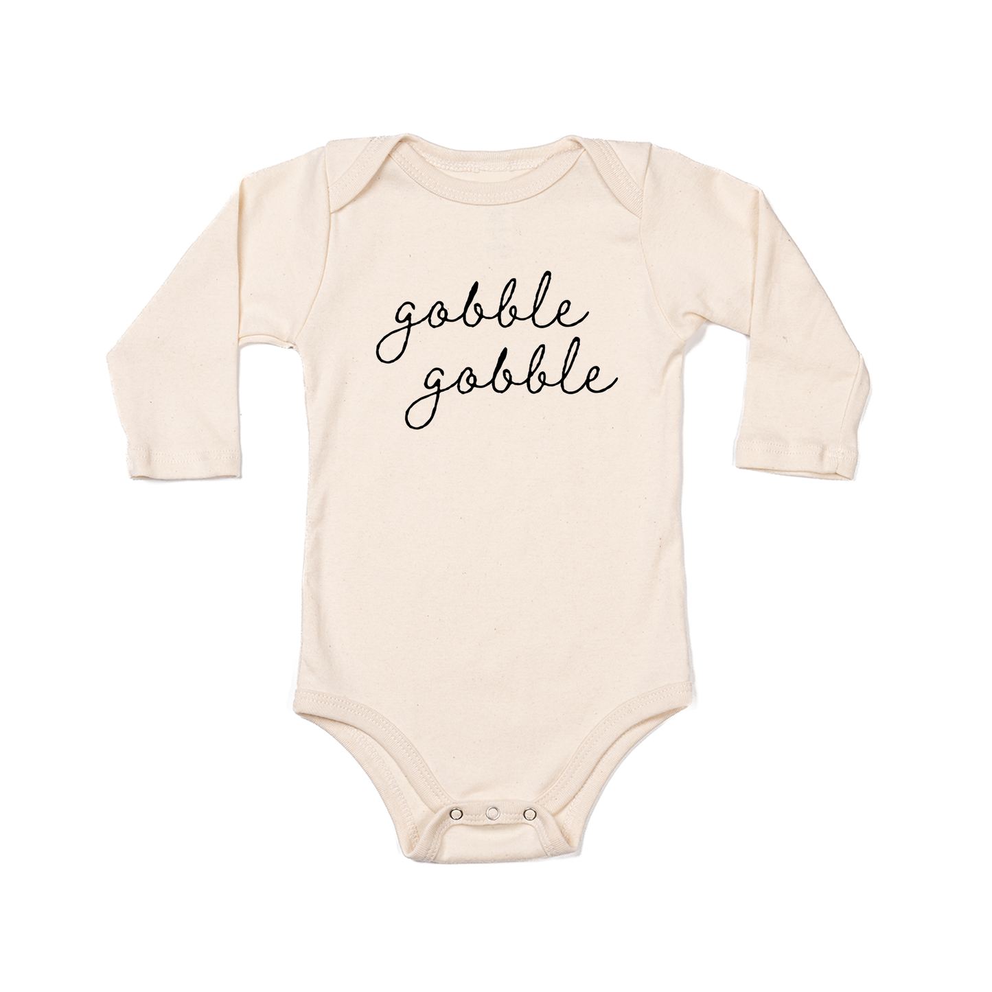 Gobble Gobble - Bodysuit (Natural, Long Sleeve)