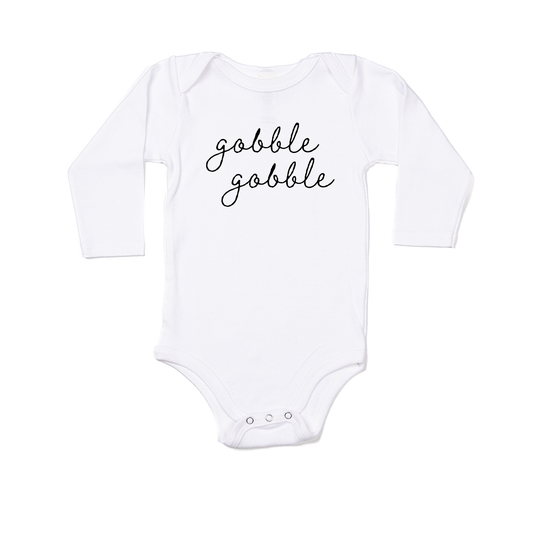 Gobble Gobble - Bodysuit (White, Long Sleeve)