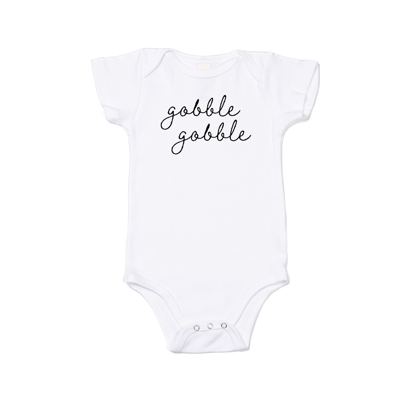 Gobble Gobble - Bodysuit (White, Short Sleeve)