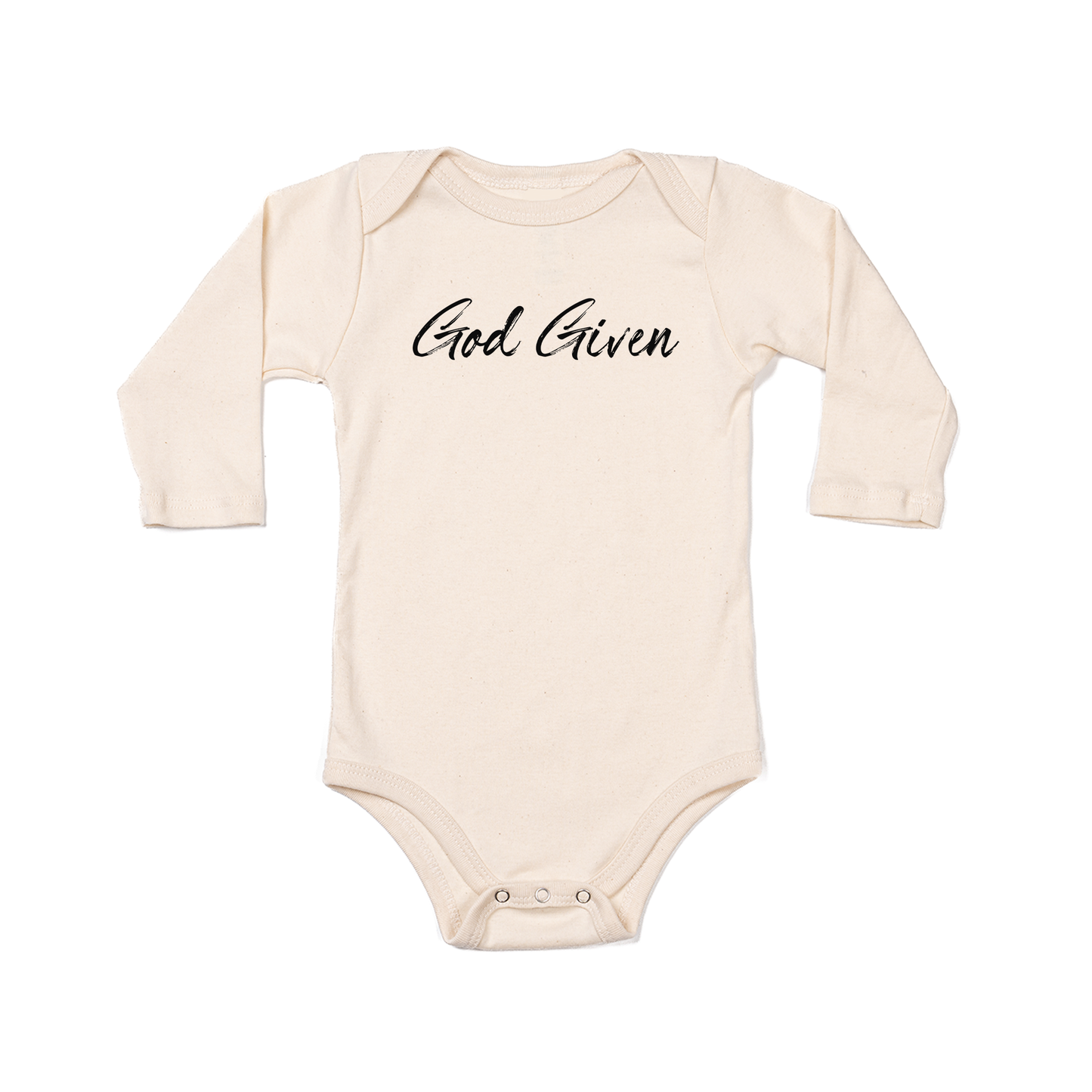 God Given - Bodysuit (Natural, Long Sleeve)