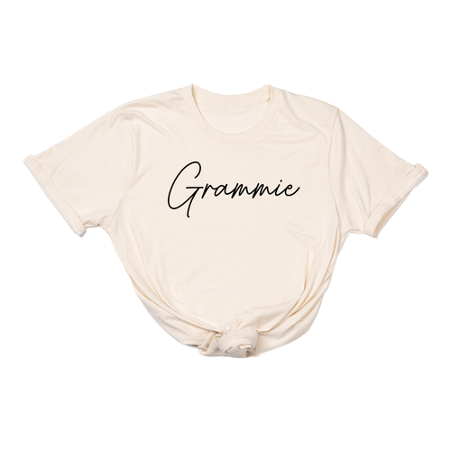Grammie (Rose Script, Across Front) - Tee (Natural)