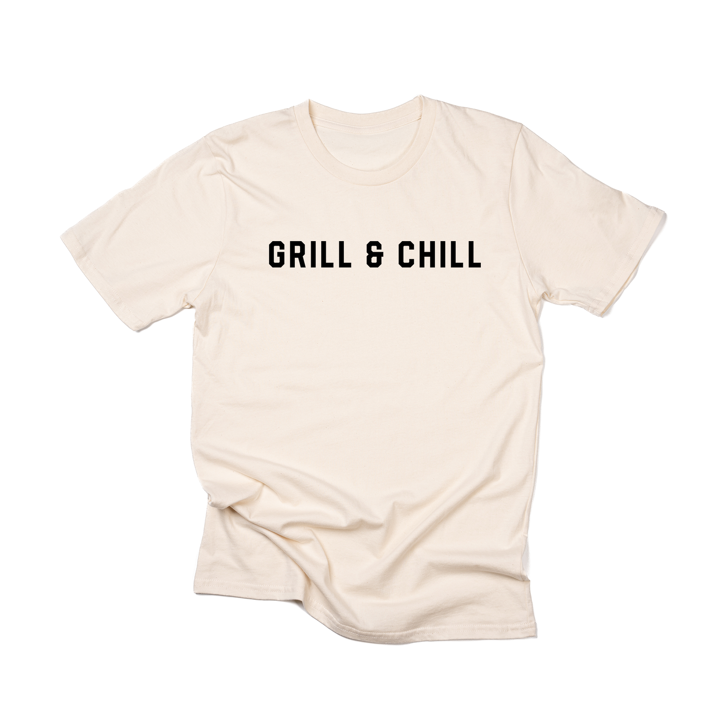 Grill & Chill (Black) - Tee (Natural)