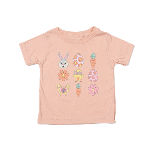 Groovy Easter Favorites - Kids Tee (Peach)