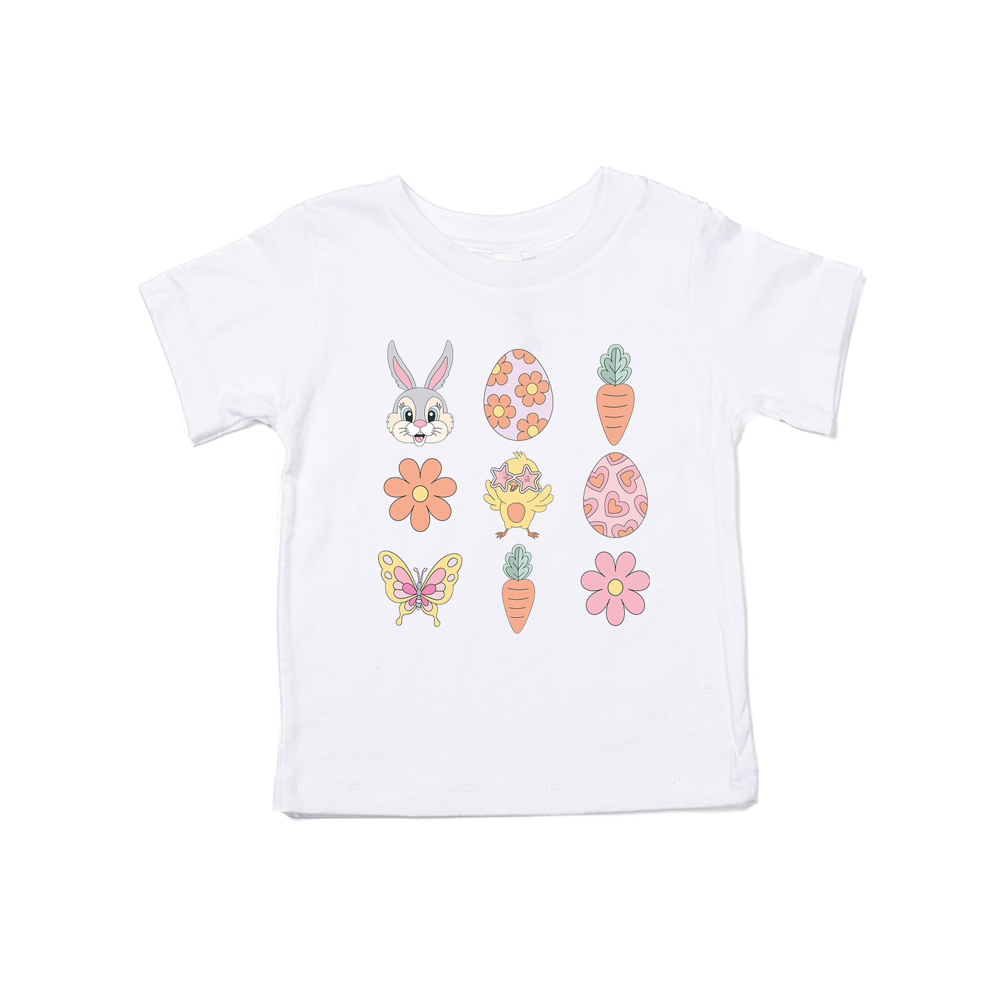 Groovy Easter Favorites - Kids Tee (White)