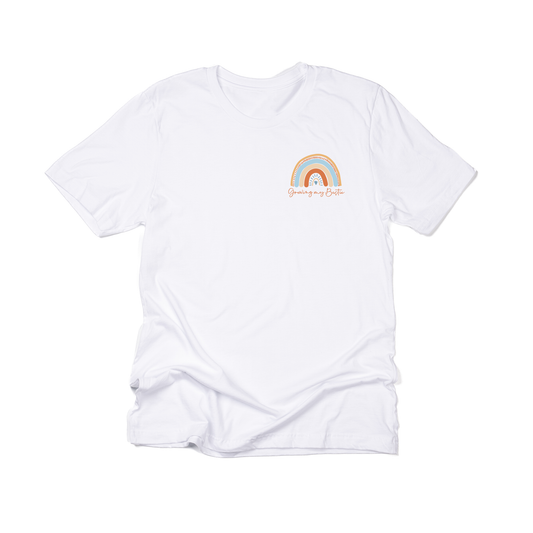 Growing My Bestie (Pocket) - Tee (White)