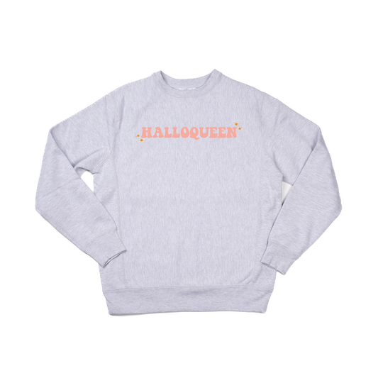 HALLOQUEEN - Heavyweight Sweatshirt (Heather Gray)