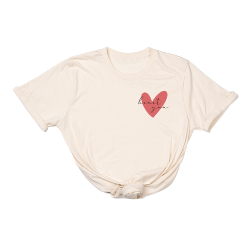 Heart You (Pocket) - Tee (Natural)