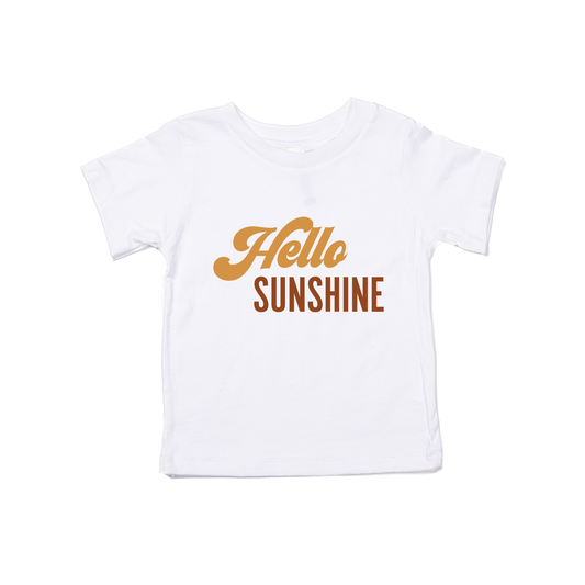 Hello Sunshine - Kids Tee (White)