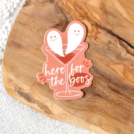 Here for the Boos Halloween - Fall Sticker