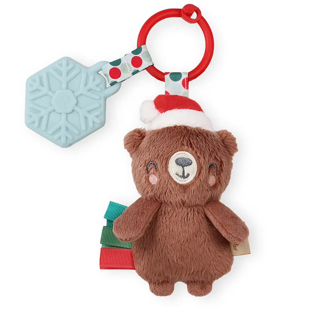 Holiday Bear Plush + Teether