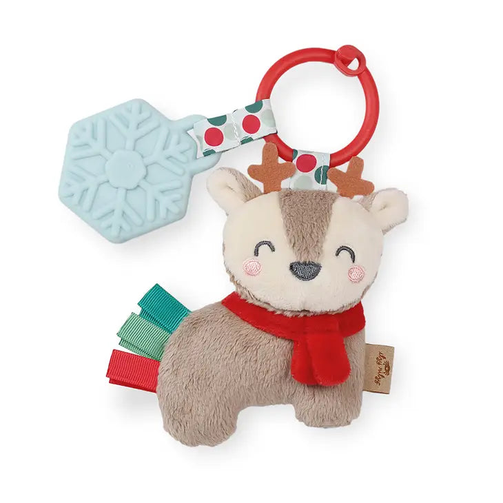 Holiday Reindeer Plush + Teether