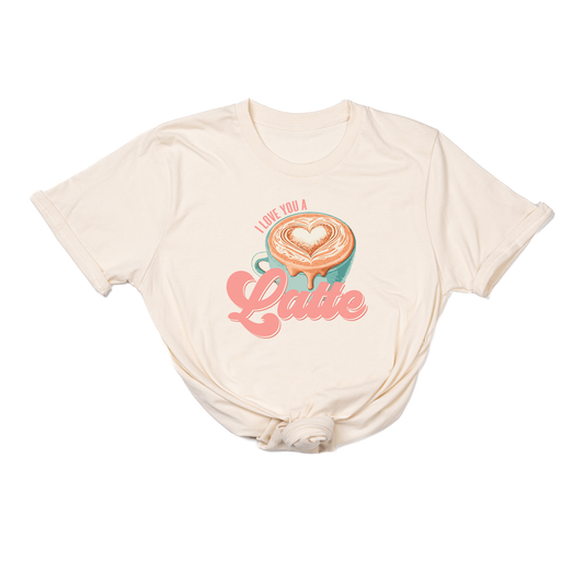 I Love You A Latte - Tee (Natural)
