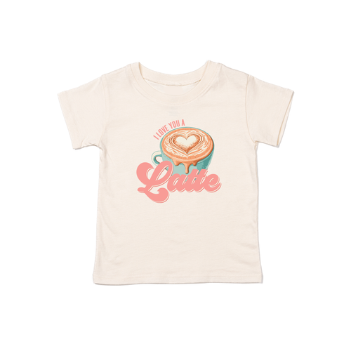 I Love You A Latte - Kids Tee (Natural)