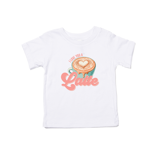 I Love You A Latte - Kids Tee (White)