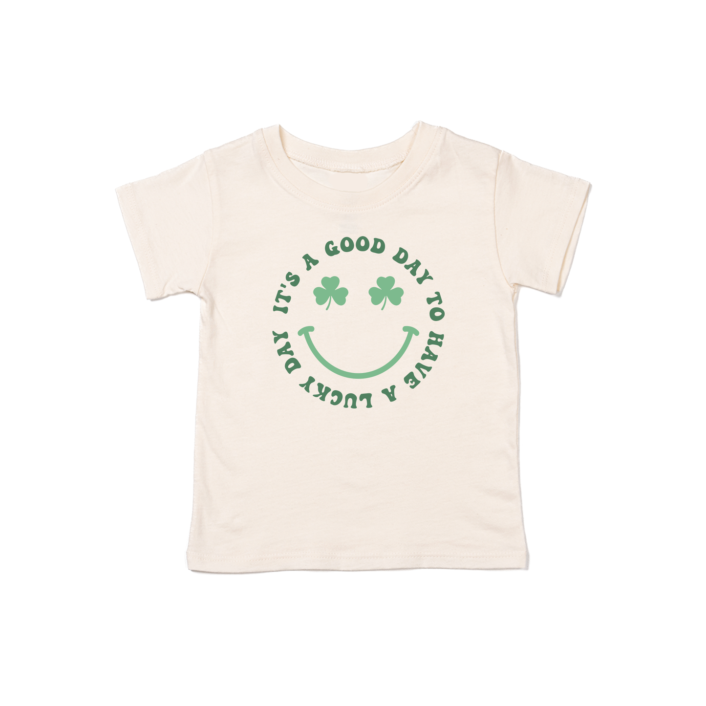 It's a good day to have a Lucky day (St. Patrick's) - Kids Tee (Natural)
