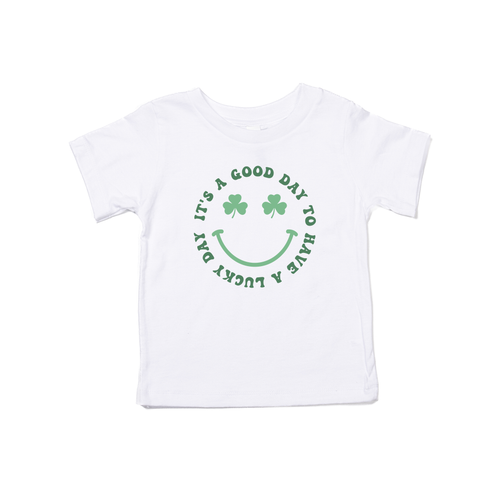 It's a good day to have a Lucky day (St. Patrick's) - Kids Tee (White)