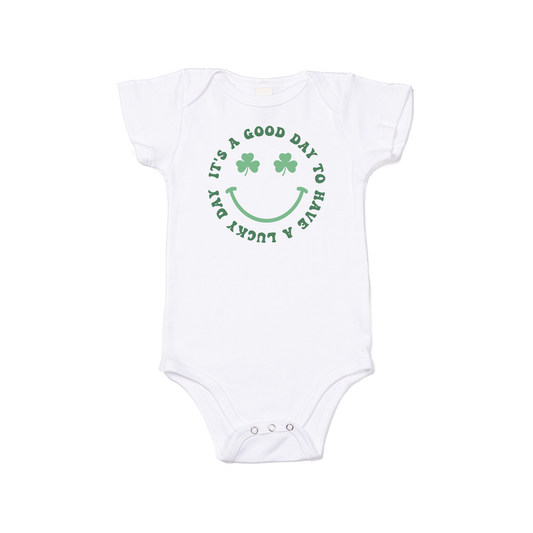 It's a good day to have a Lucky day (St. Patrick's) - Bodysuit (White, Short Sleeve)