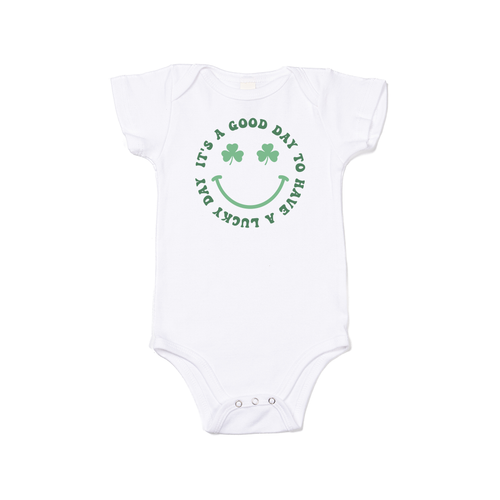 It's a good day to have a Lucky day (St. Patrick's) - Bodysuit (White, Short Sleeve)