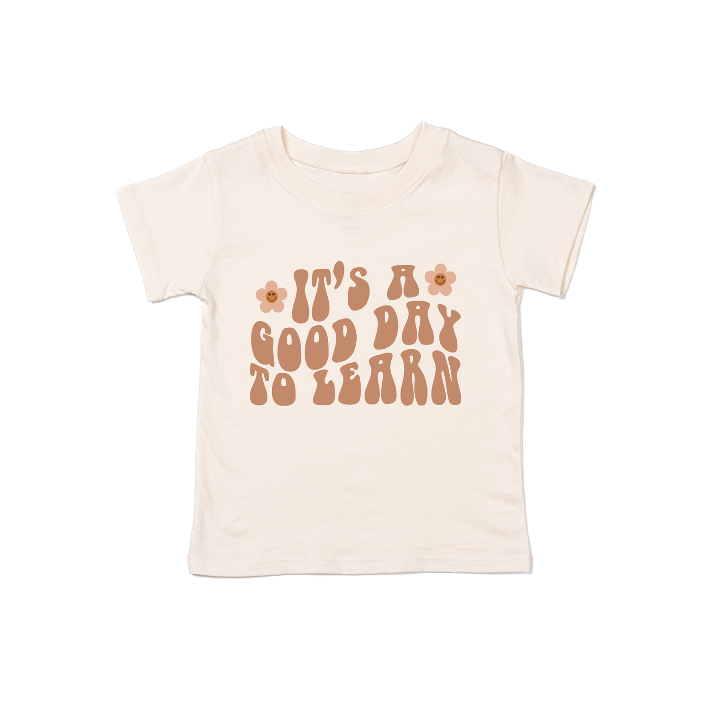 It's a Good Day to Learn - Kids Tee (Natural)