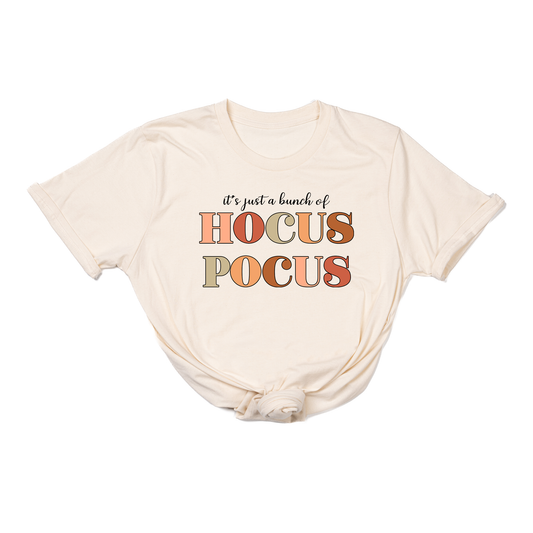 It's Just a Bunch of Hocus Pocus (Black) - Tee (Natural)