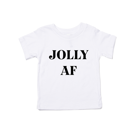 Jolly AF (Black) - Kids Tee (White)